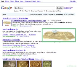 Vorschau: Kornkreis-Phänomen bei Google