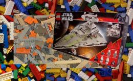 LEGO-Steine: viele bunte Farben und ein Starwars-Set